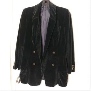 Black Velvet Blazer Giorgio Armani